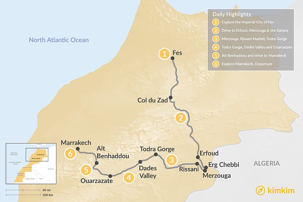 sahara-desert-tour-map
