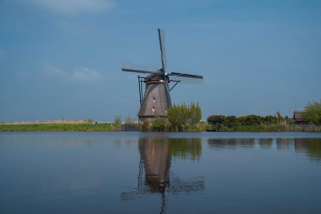 windmill at kinderdijk
