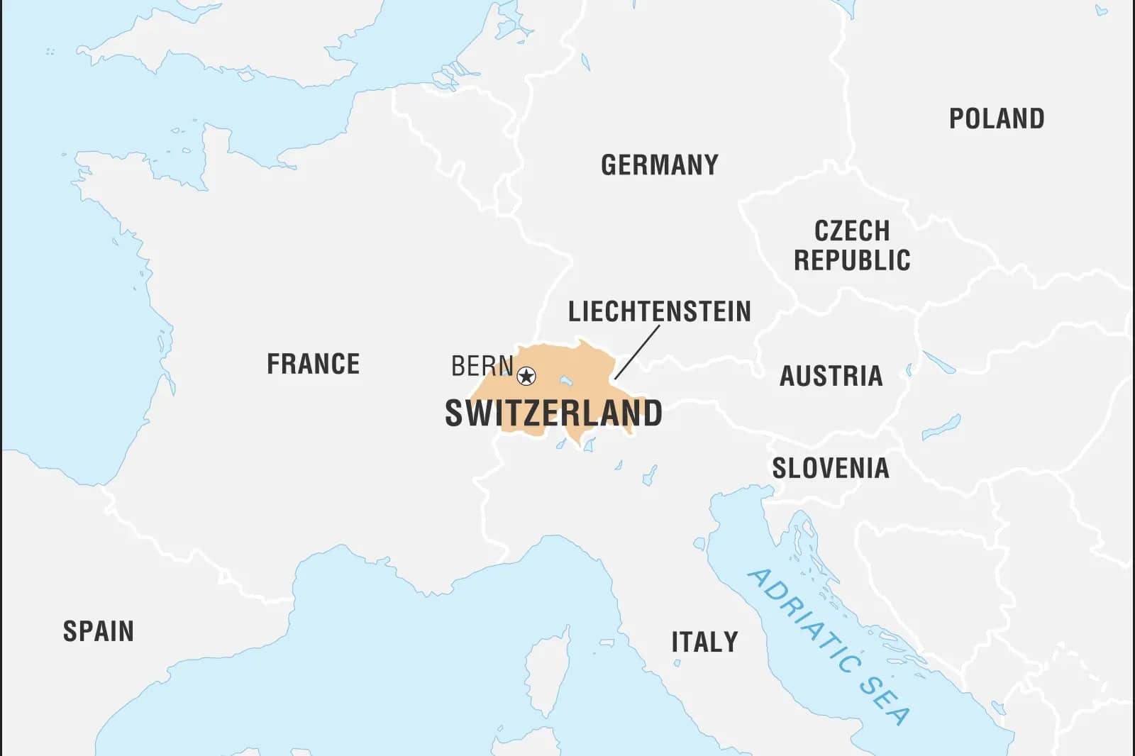 Switzerland location