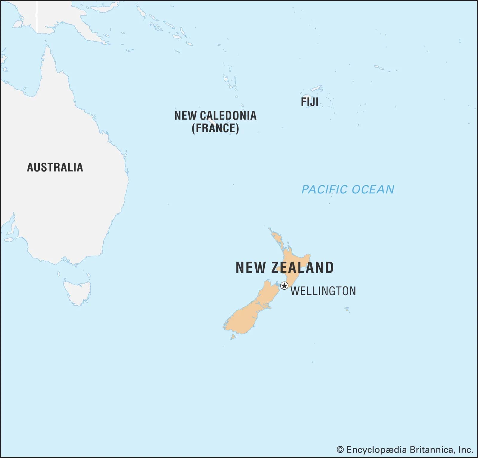 location of New Zealand