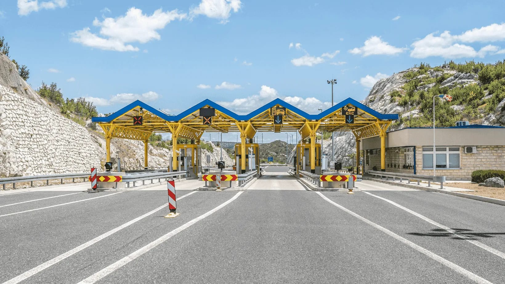 croatia road toll gate