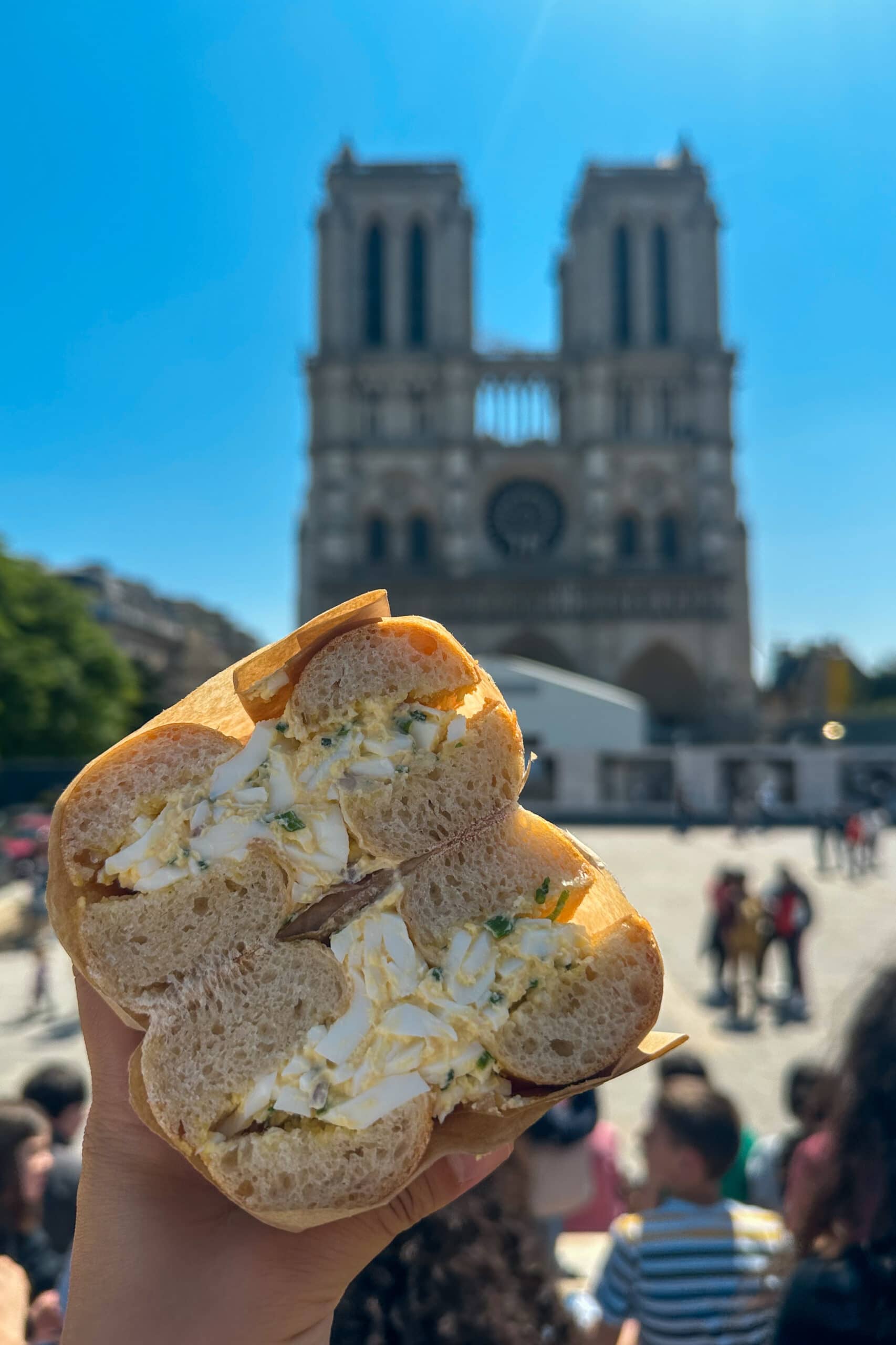 bagel with notre dame