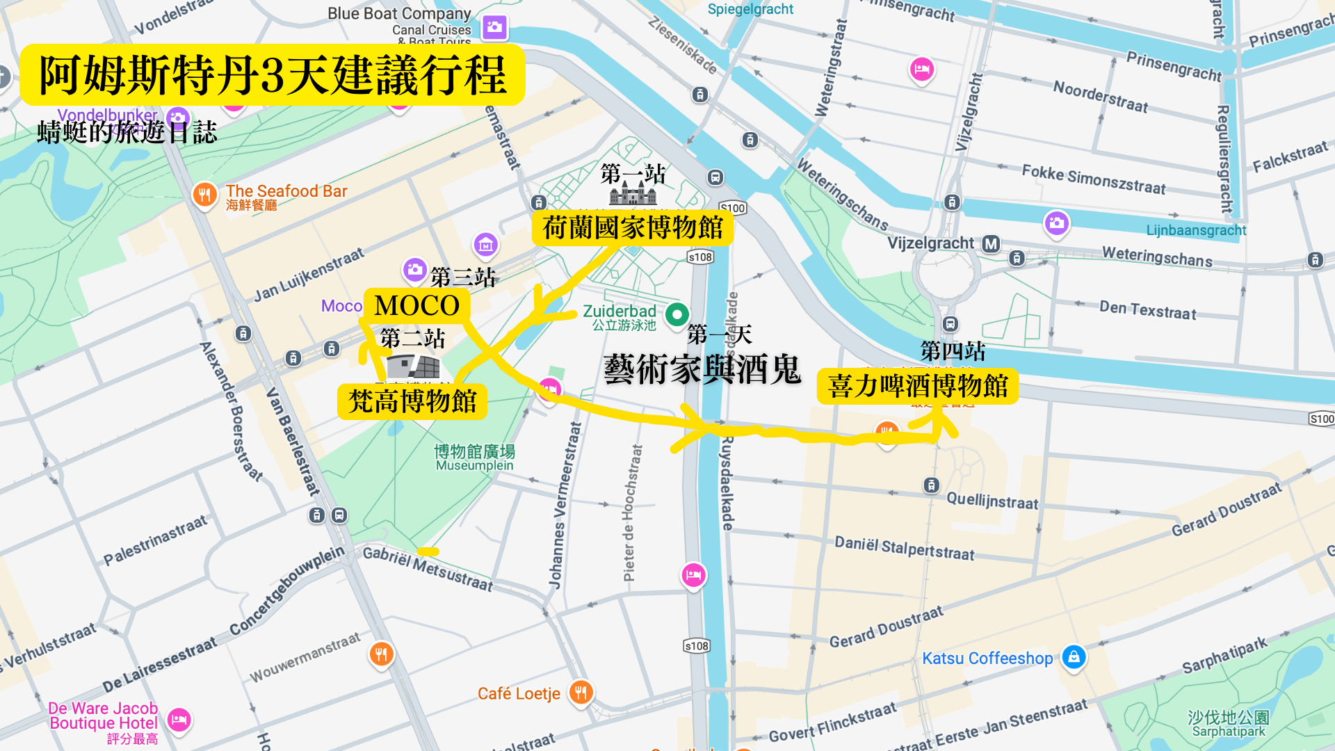 阿姆斯特丹3天建議行程