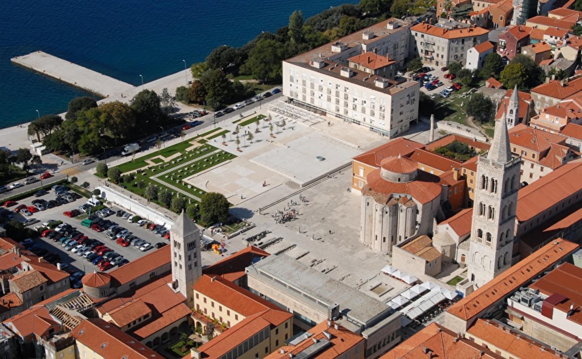 roman forum in zadar
