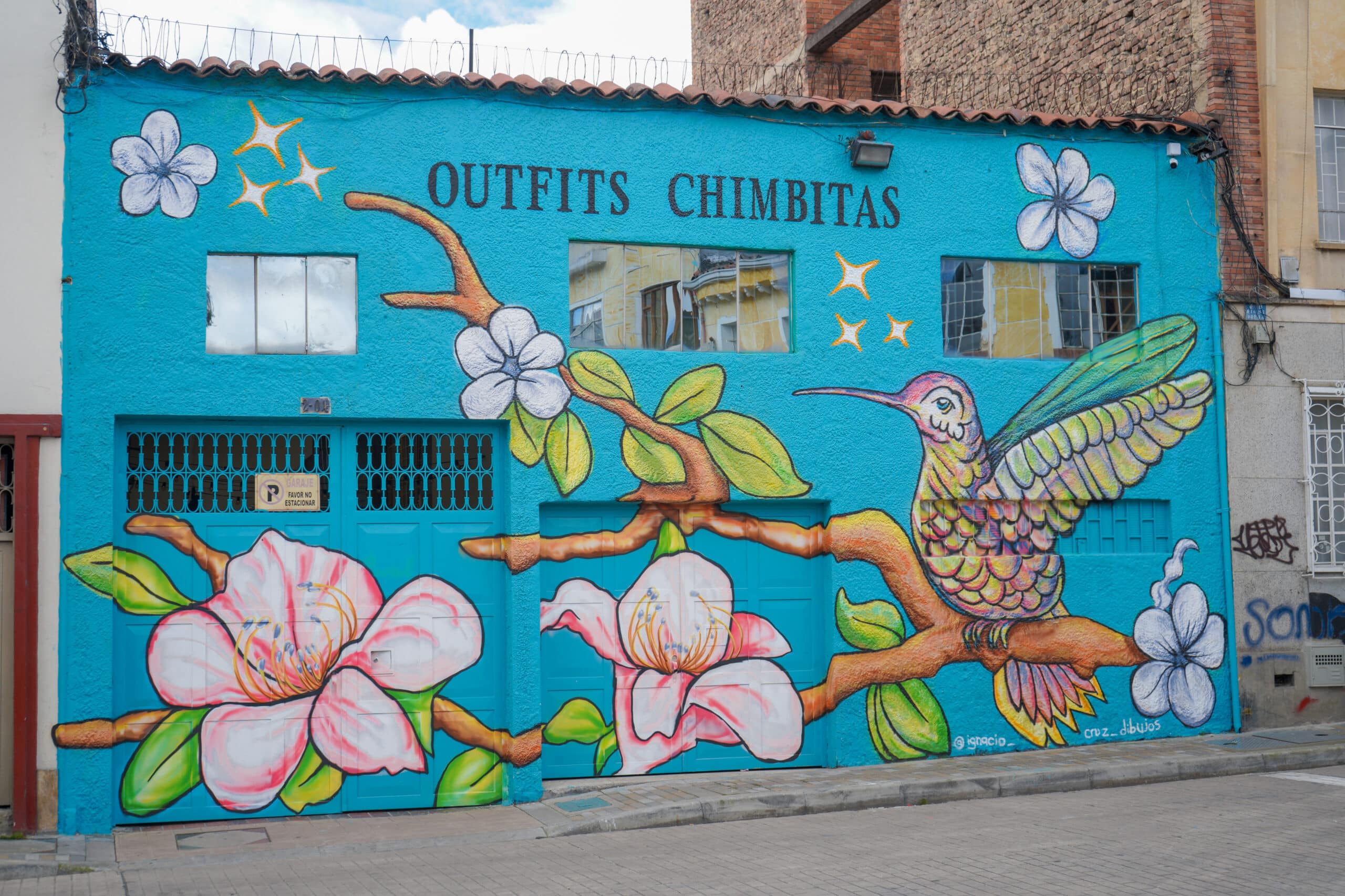 graffiti in la candelaria