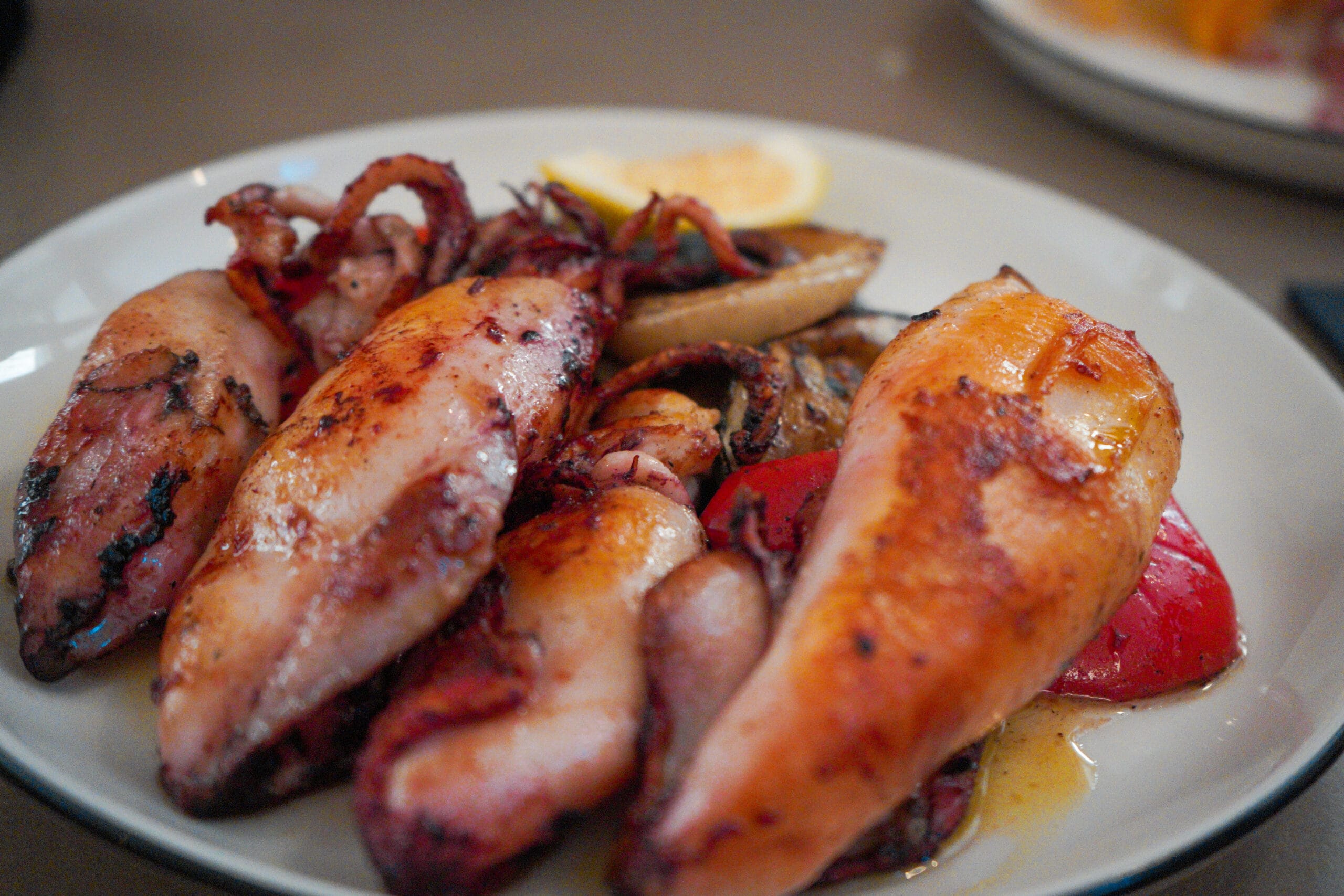 grilled squid