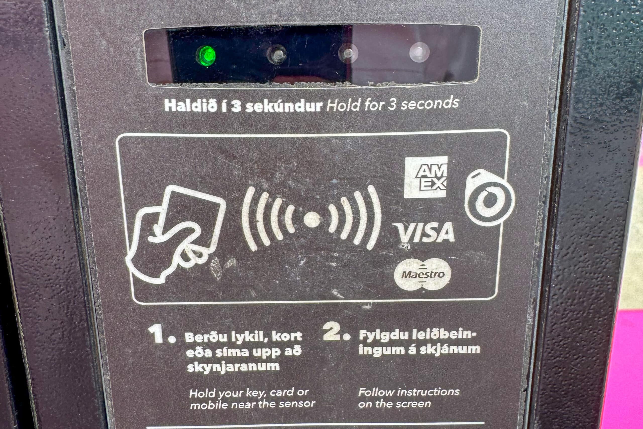 Iceland petrol station