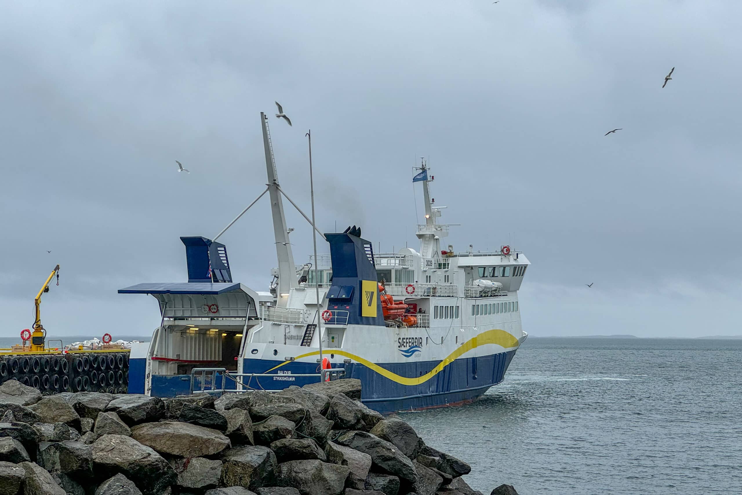 Iceland ferry crossing snaefellsnes peninsula to westfjords