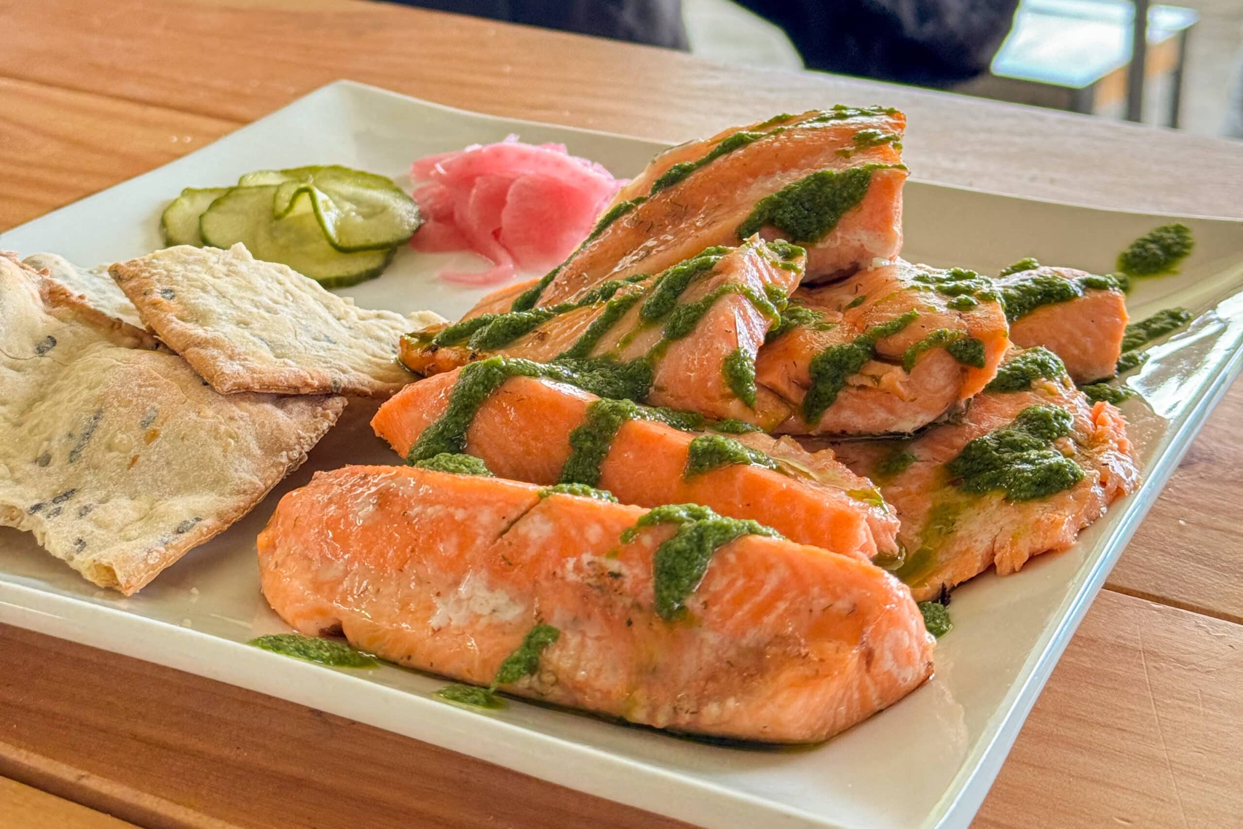 Hot Smoked Salmon at Hook Wanaka
