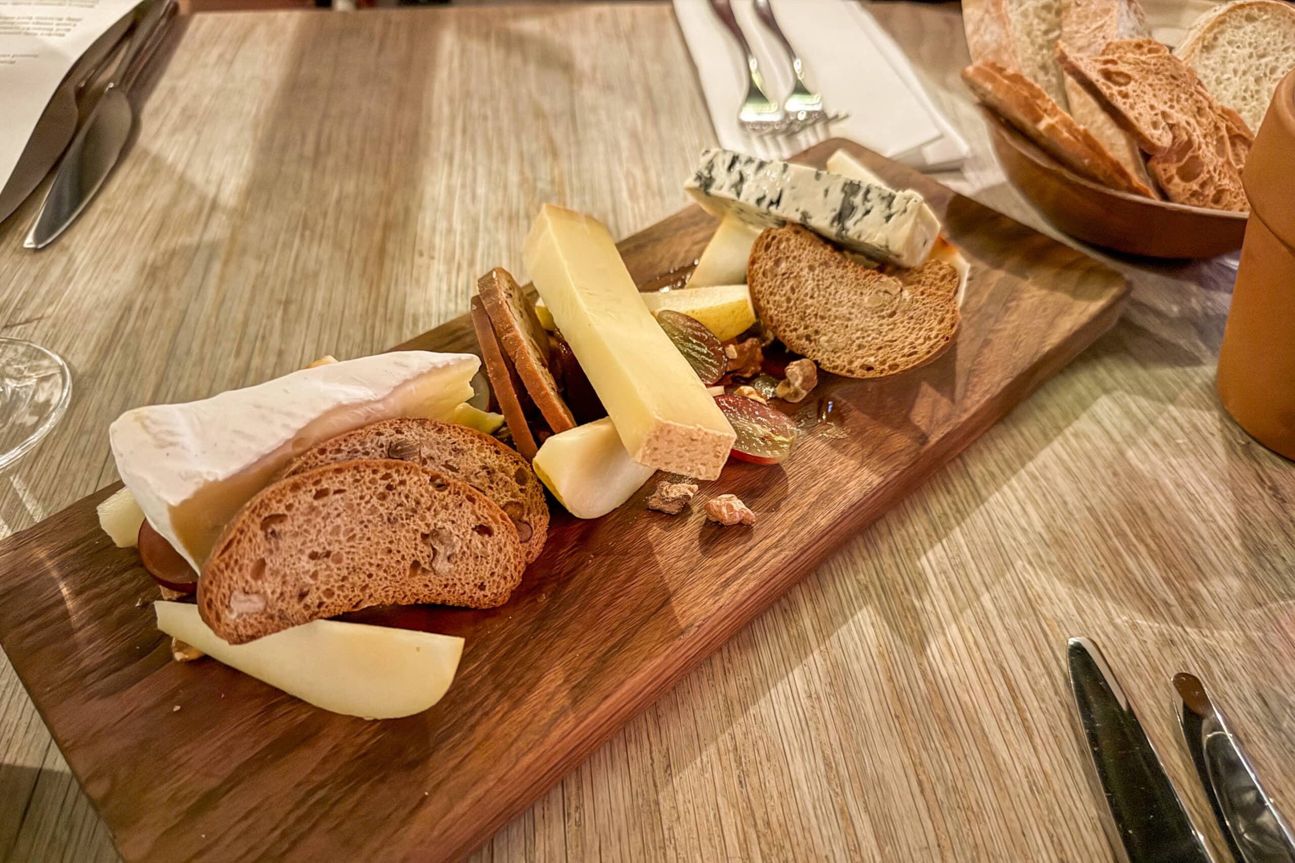 Cheese plate at Bistro Gentil