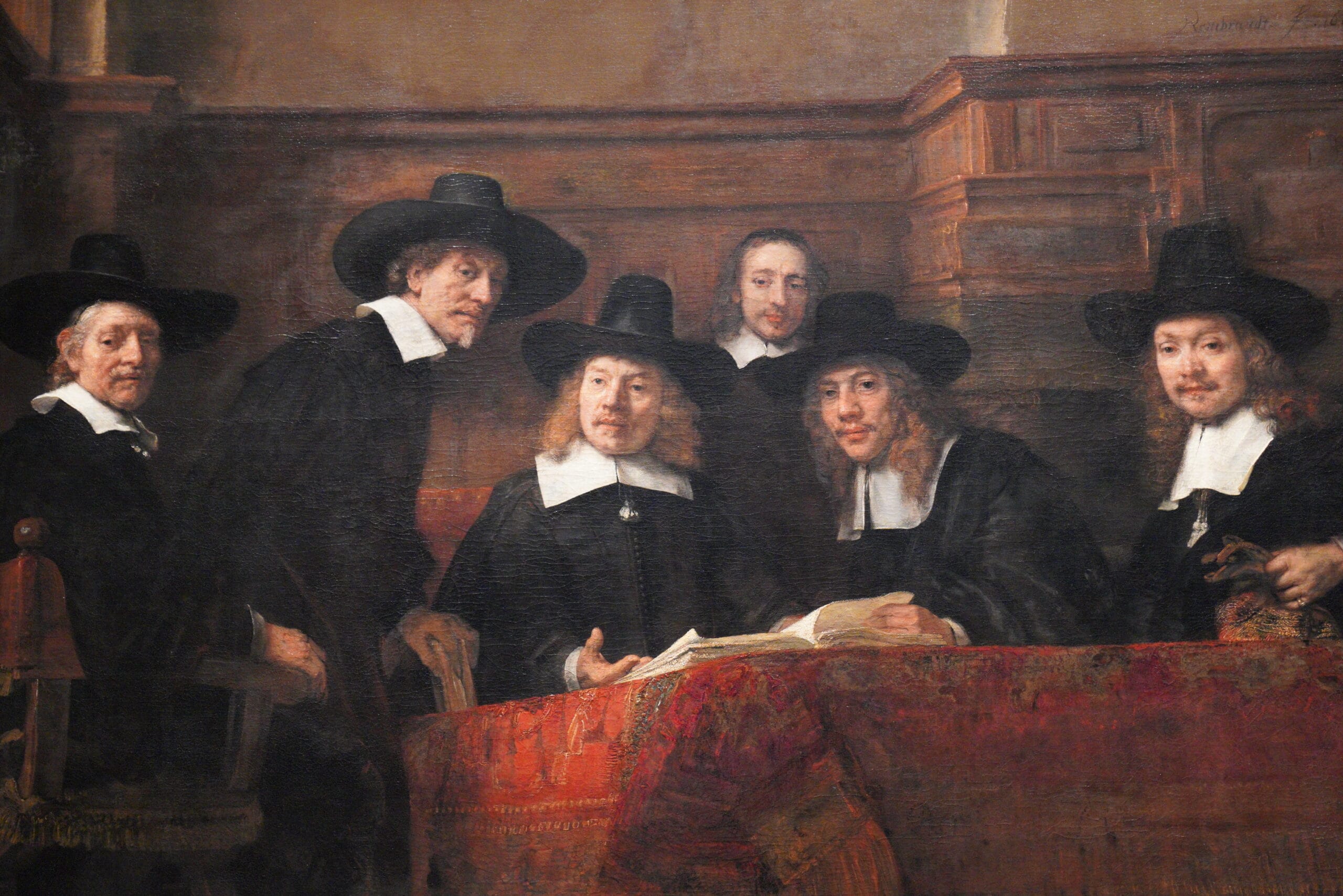 Work of Rembrandt in Rijksmuseum