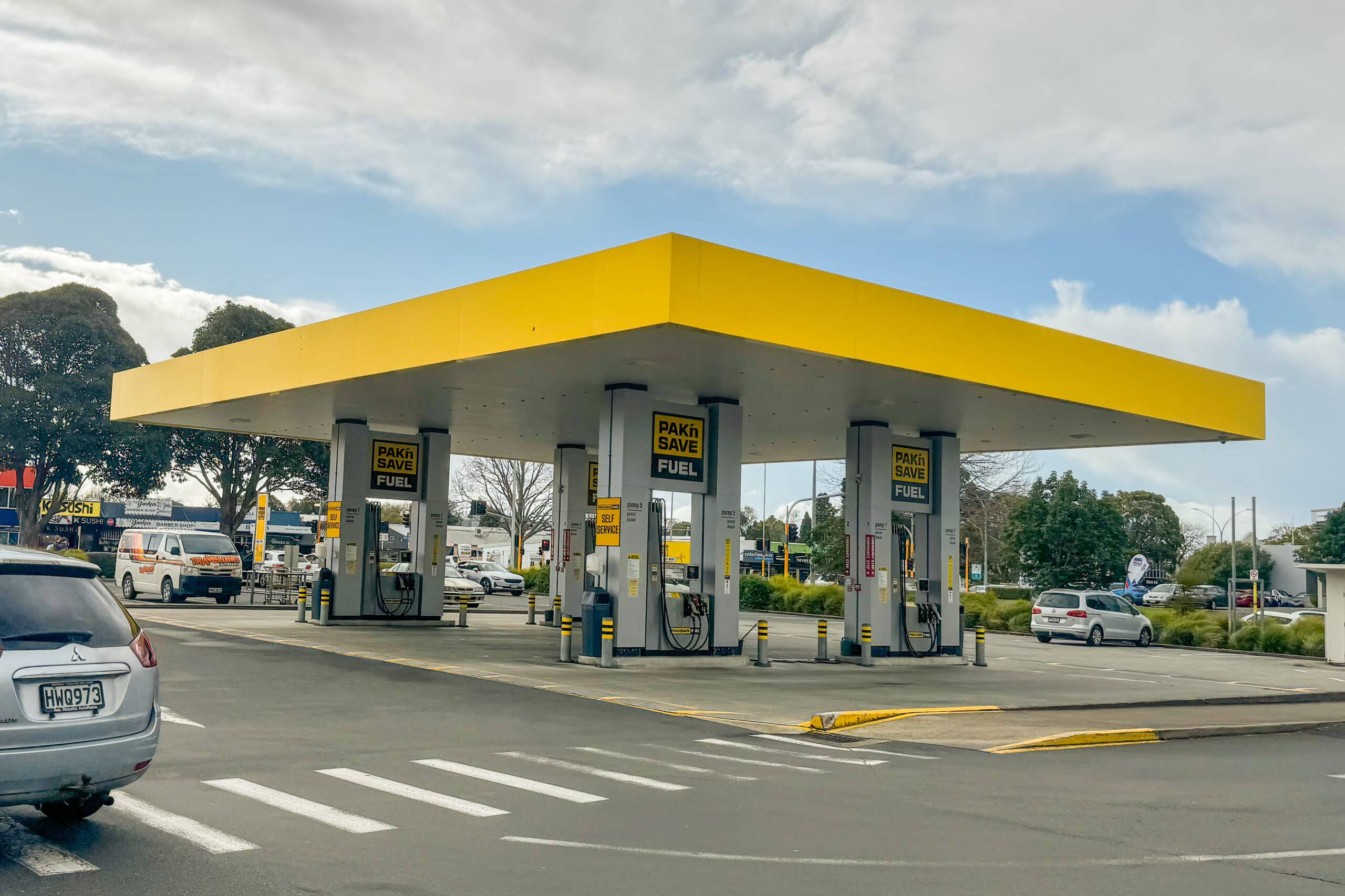 Paknsave fuel station in New Zealand