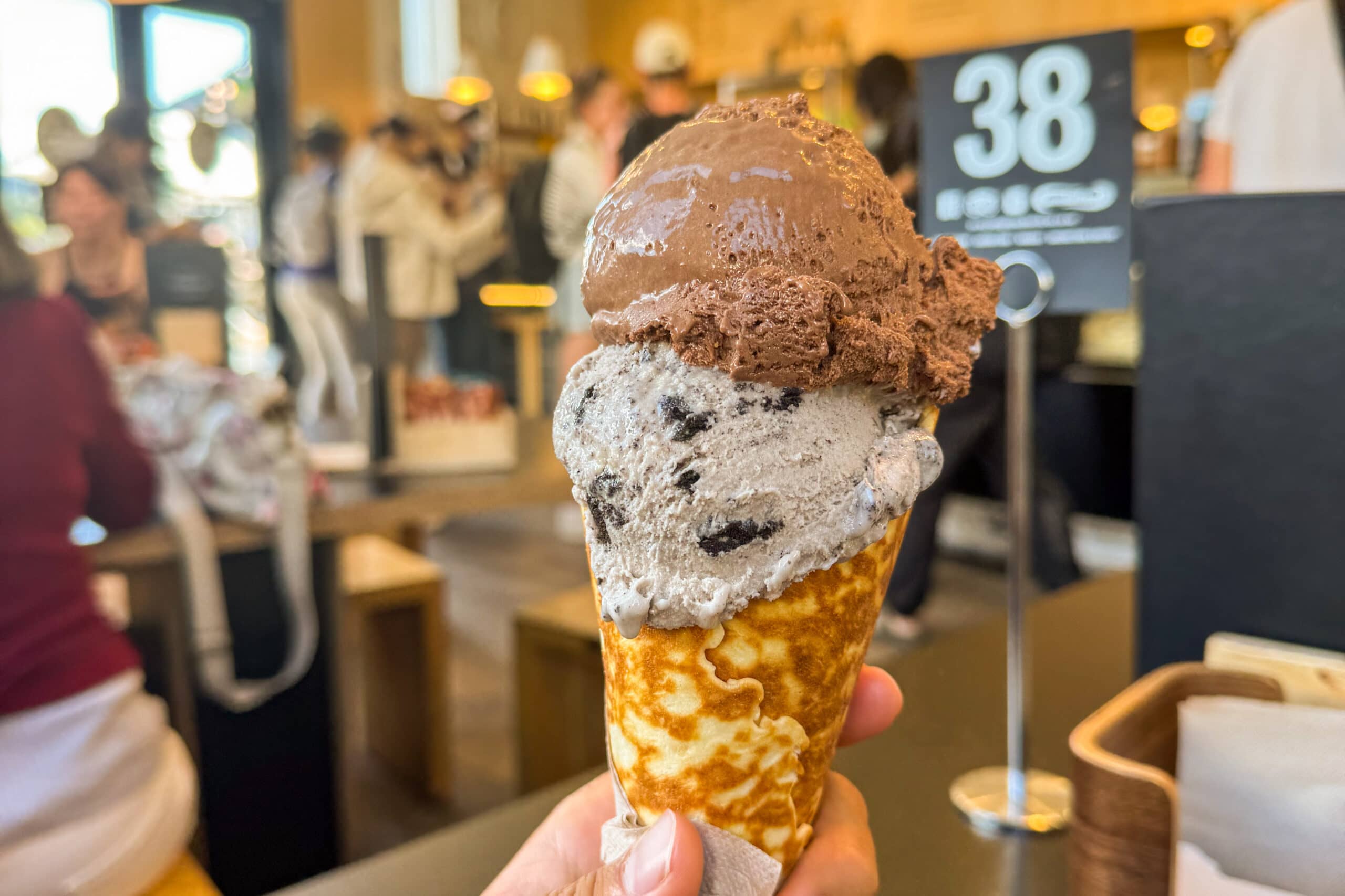 Patagonia Chocolate ice cream from Queenstown