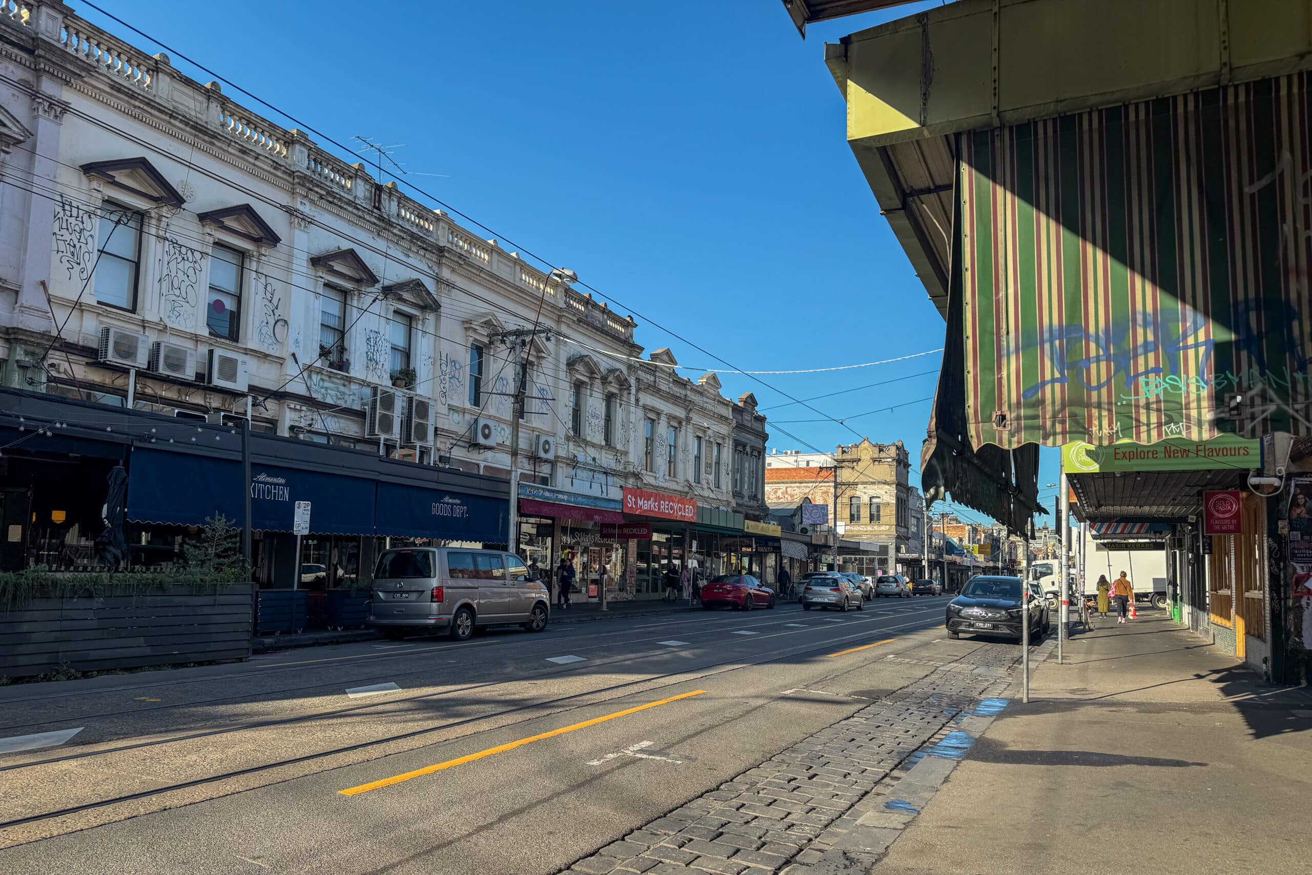 Fitzroy district in melbourne