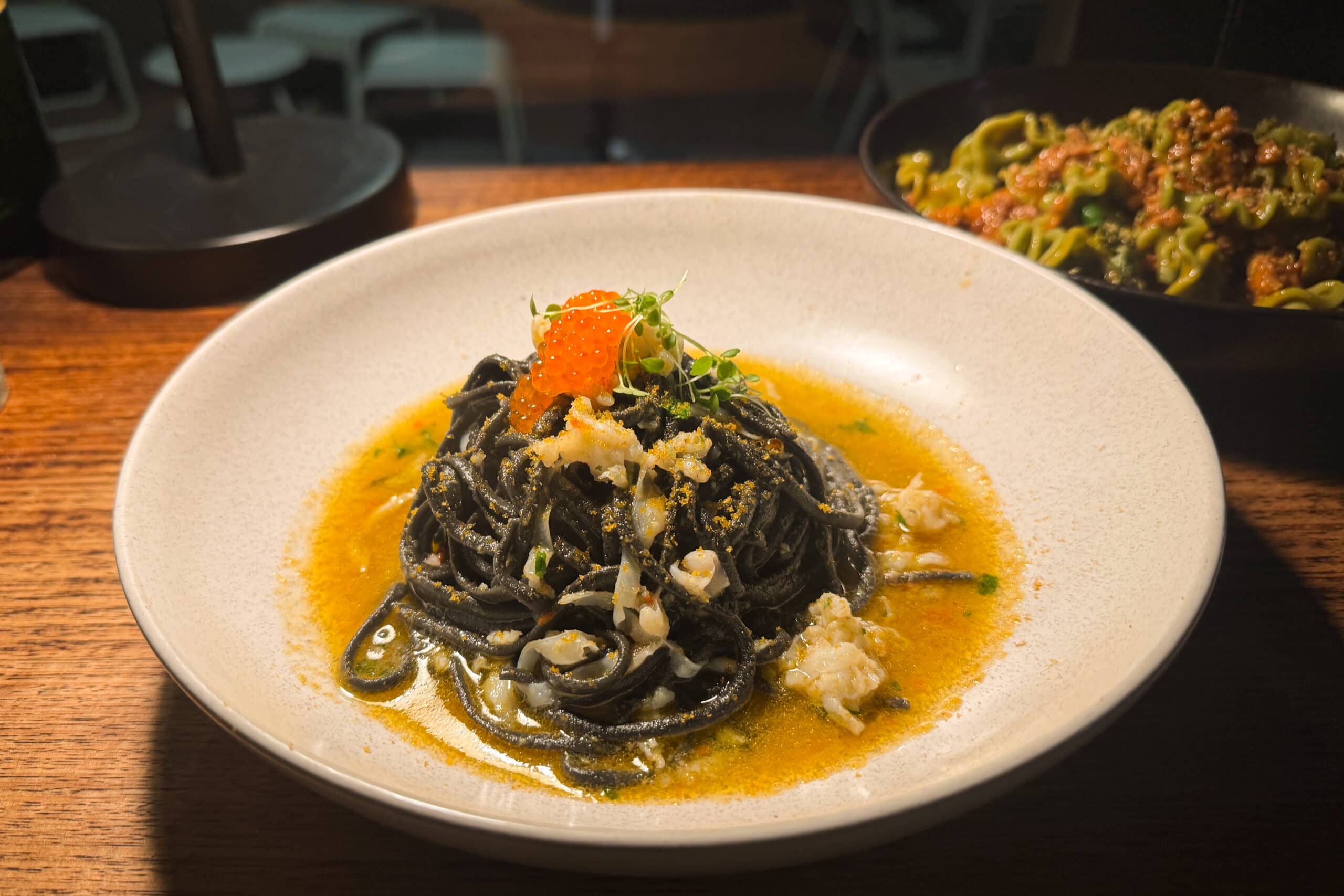 seafood spaghetti in tipo 00 at melbourne