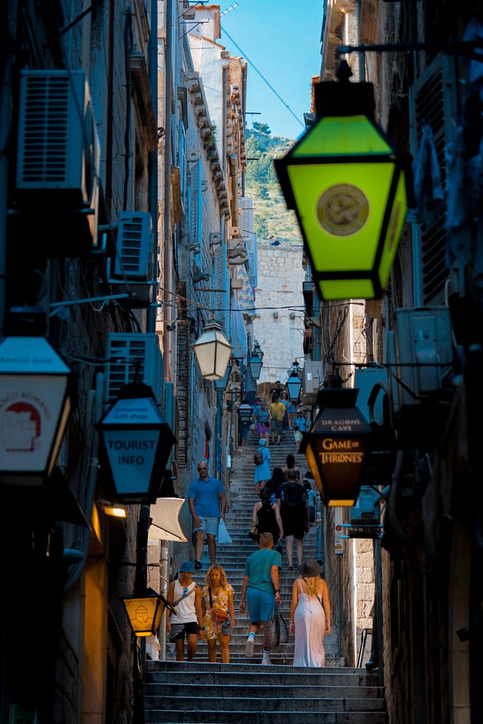 dubrovnik street and stairs