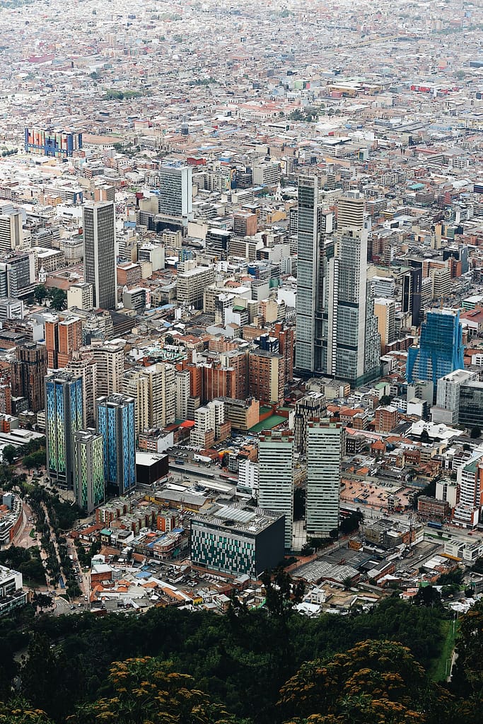 bogota from moserrate